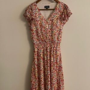 Multi Color Floral Dress